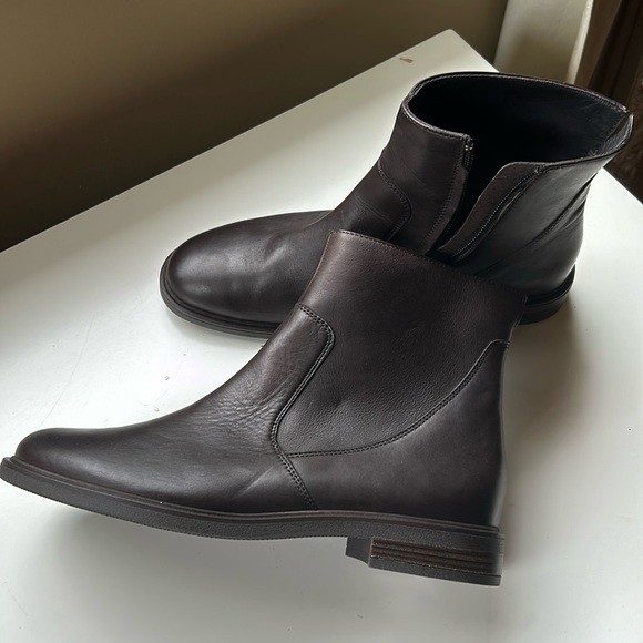 paul green brown leather ankle boots - Picture 3 of 12